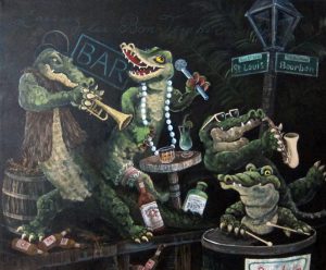 Alligator bar